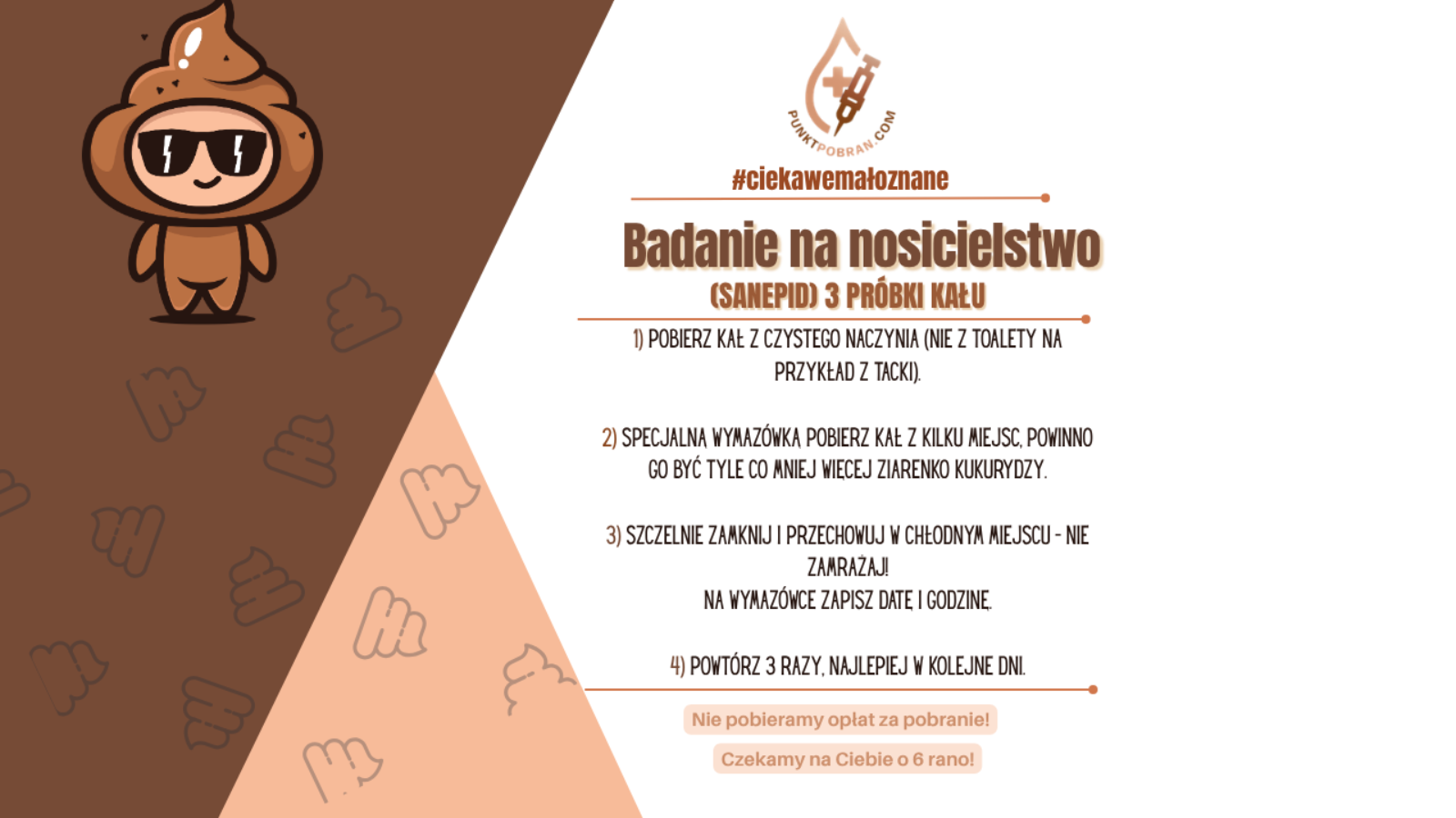 Badanie na nosicielstwo z instrukcją pobrania materiału