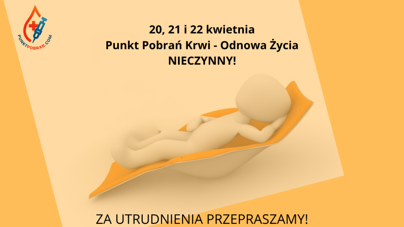 Informacja na temat przerwy w działalności