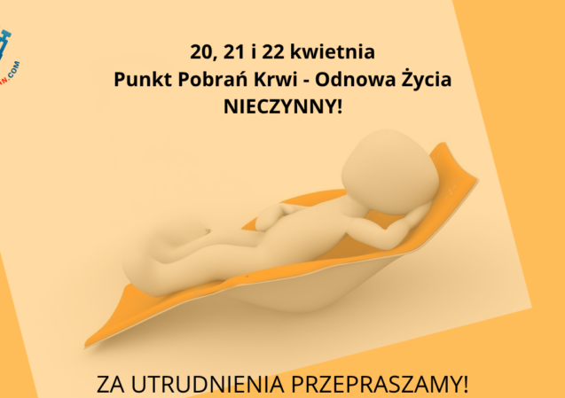 Informacja na temat przerwy w działalności
