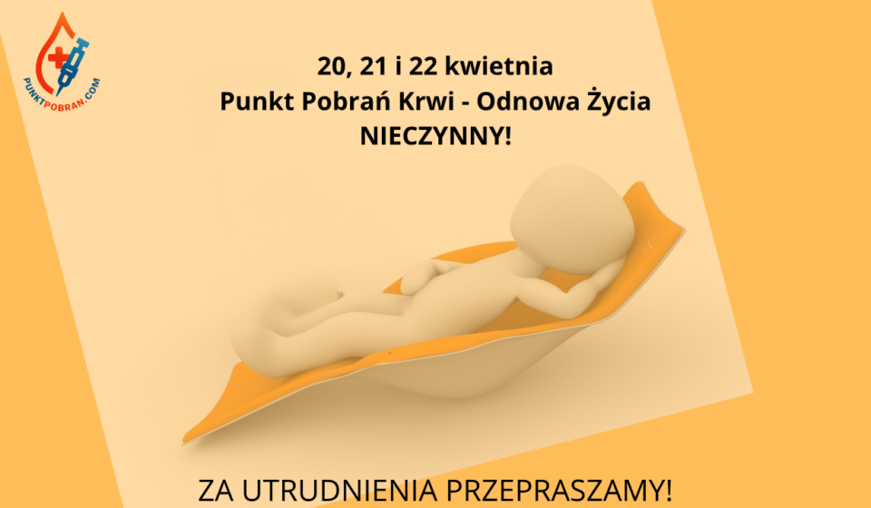 Informacja na temat przerwy w działalności